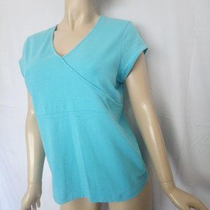 JONES NEW YORK Sport Blue Tee-Shirt Top Sz XL